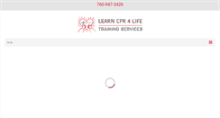 Desktop Screenshot of learncpr4life.com